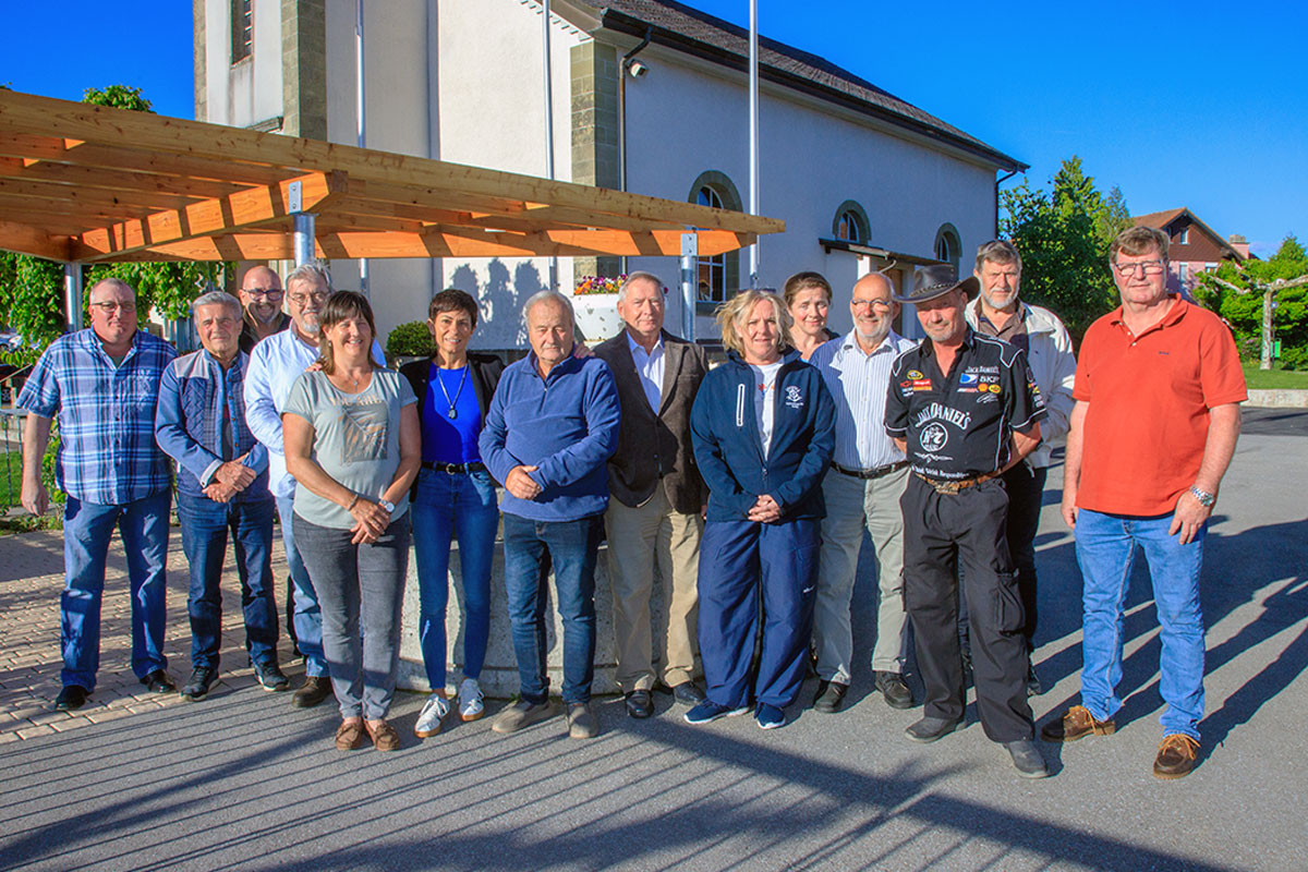 Le comité du Bicentenaire de Forel (Lavaux)